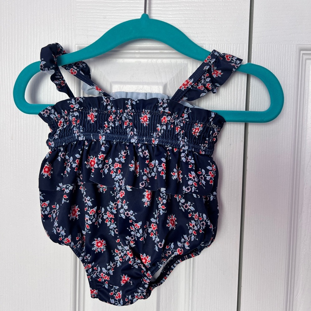 Janie and Jack girls bathing suit 0 to 3 months